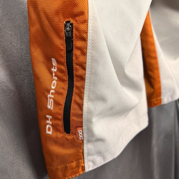 POC MTB Cycle DH Shorts Bundle Men's 34 Off Road Downhill Bike Ripstop Black Org - Picture 7 of 17